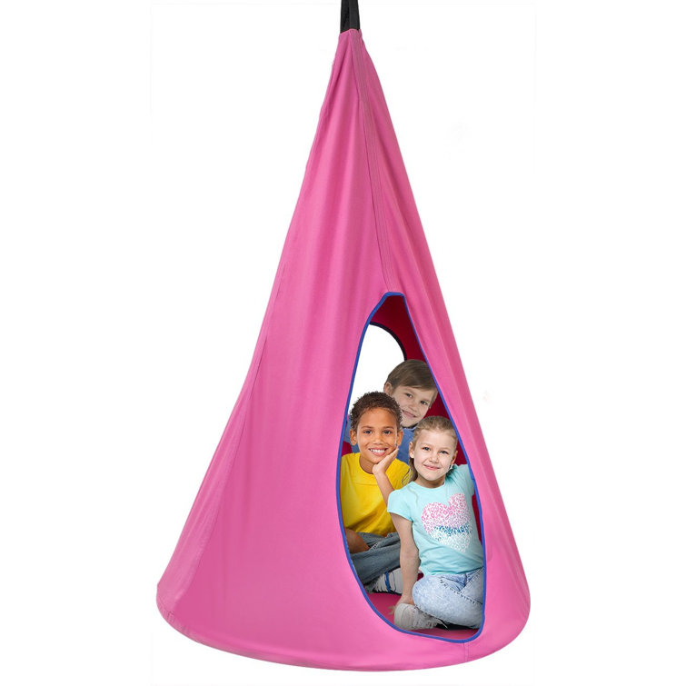 Iddings kid's hanging pod discount hammock swing chair zoomie kids